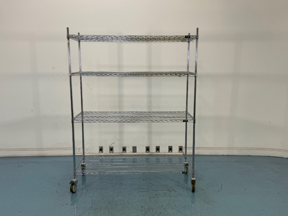 Image of 5' Portable Wire Shelving Unit